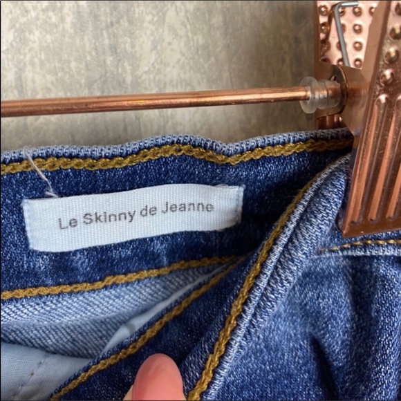 Anthropologie Frame Le Skinny de Jeanne Raw Hem Size 28 - Picture 10 of 15